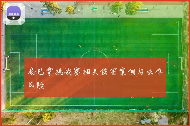 扇巴掌挑战赛相关伤害案例与法律风险